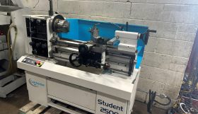 Used Colchester Student 2500 Gap Bed Lathe x 40″ Gap Bed